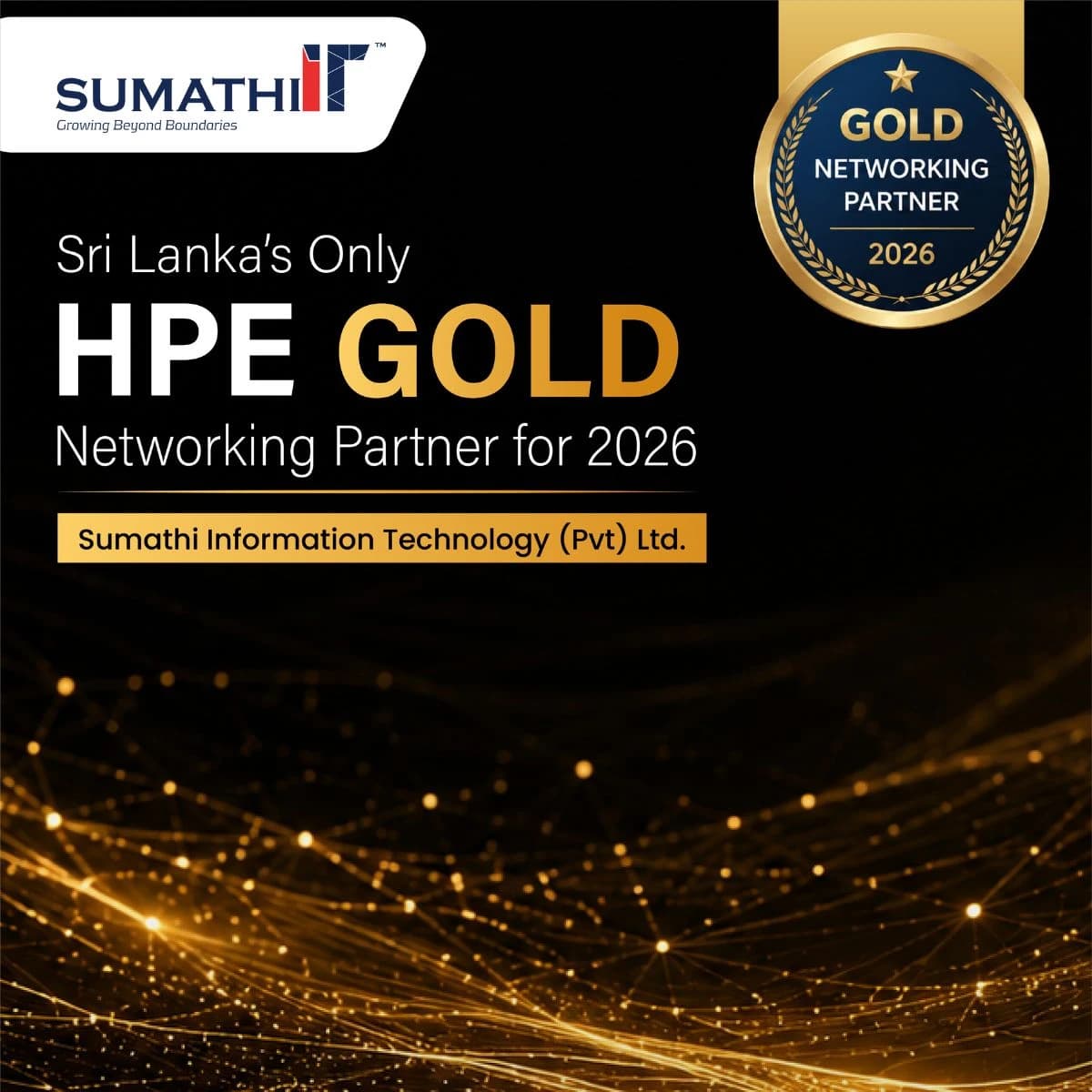 Sumathi IT Recognised as Sri Lanka's Only HPE Gold Partner for Networking in 2026